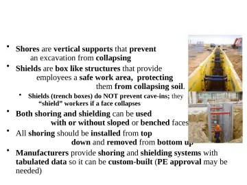Slide 34: Engineering Controls - Shoring and Shielding