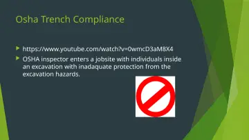 Slide 6: Osha Trench Compliance