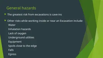 Slide 11: General hazards