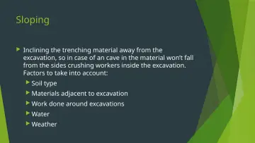 Slide 16: Sloping
