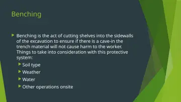Slide 19: Benching