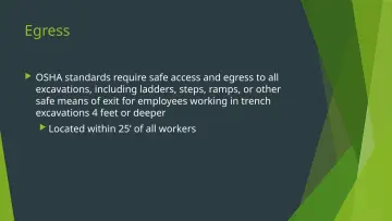 Slide 28: Egress