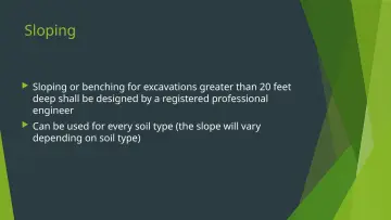 Slide 10: Sloping