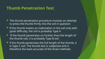 Slide 13: Thumb Penetration Test