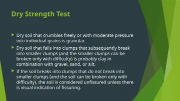 Slide 14: Dry Strength Test