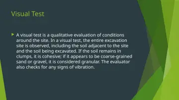 Slide 16: Visual Test