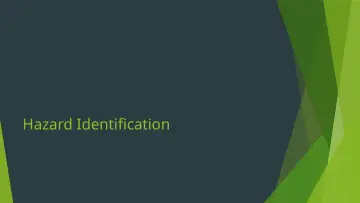 Slide 26: Hazard Identification
