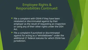 Slide 34: Employee Rights &