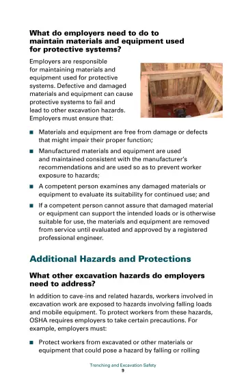 Page 15: What do employers need to do to maintain materials and equipment used for protective…