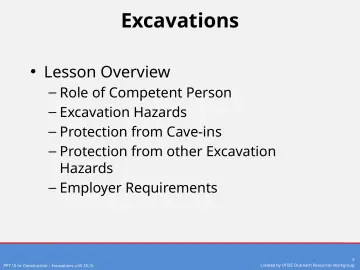 Slide 3: Excavations