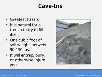 Slide 7: Cave-Ins