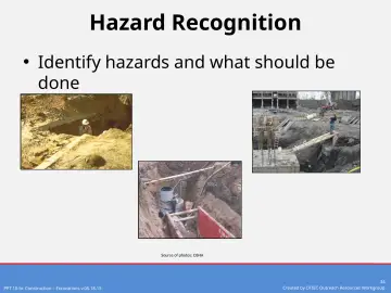 Slide 34: Hazard Recognition