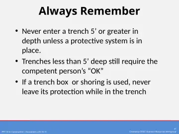 Slide 37: Always Remember