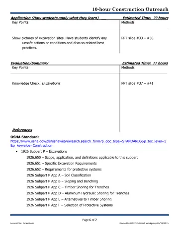 Page 6: Application (How students apply what they learn) __