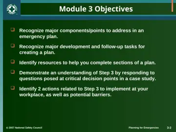 Slide 2: Module 3 Objectives