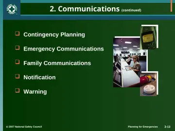 Slide 13: 2. Communications (continued)