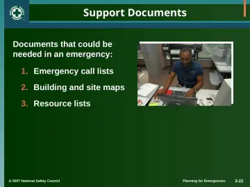 Slide 22: Support Documents