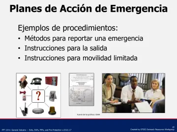 Slide 10: Planes de Acción de Emergencia