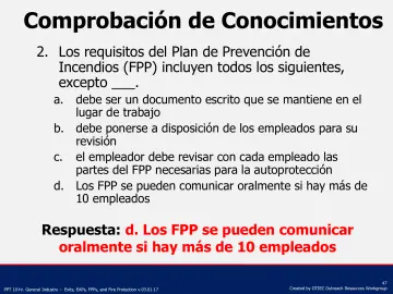 Slide 47: Comprobación de Conocimientos