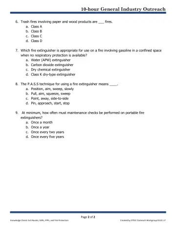 Page 2: 10-hour General Industry Outreach