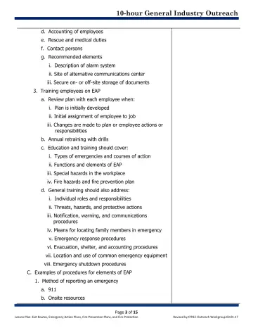 Page 3: d. Accounting of employees