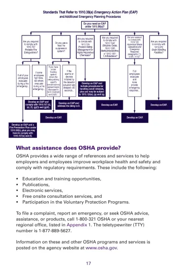 Page 17: What assistance does OSHA provide?