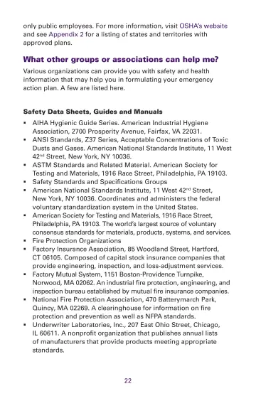 Page 22: What other groups or associations can help me?