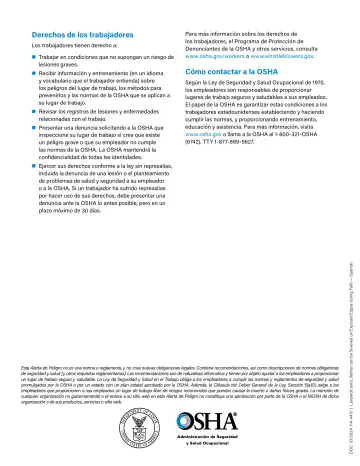 Page 3: Derechos de los trabajadores
