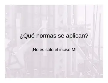 Slide 39: ¿Qué normas se aplican?
