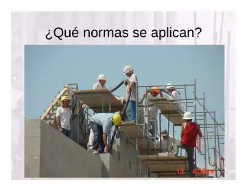 Slide 40: ¿Qué normas se aplican?
