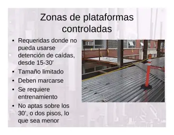 Slide 58: Zonas de plataformas controladas