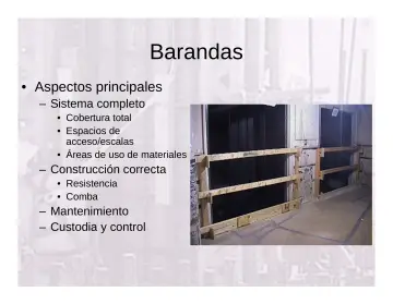 Slide 61: Barandas