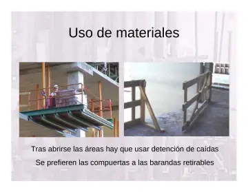 Slide 64: Uso de materiales