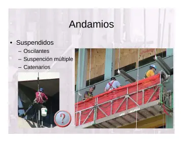 Slide 71: Andamios