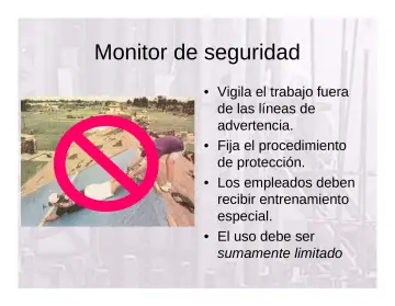 Slide 90: Monitor de seguridad