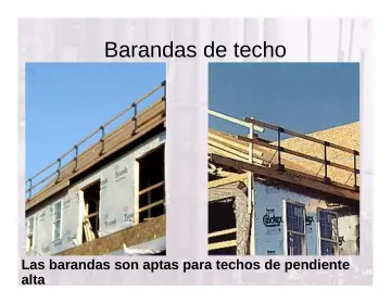 Slide 99: Barandas de techo