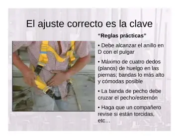 Slide 123: El ajuste correcto es la clave
