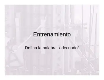 Slide 142: Entrenamiento