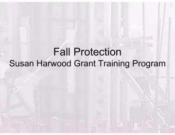 Slide 1: Fall Protection