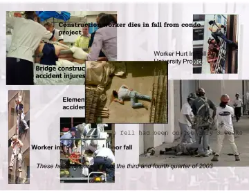 Slide 4: Construction worker dies in fall from condo project