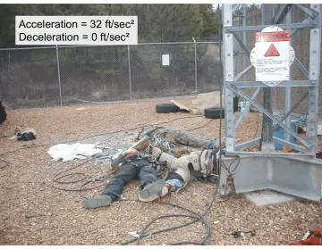 Slide 6: Acceleration = 32 ft/sec² Deceleration = 0 ft/sec²