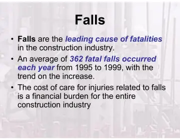 Slide 8: Falls