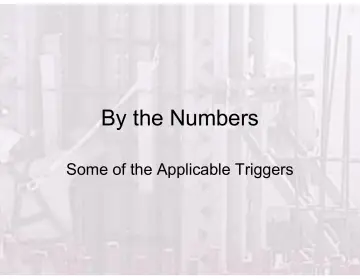 Slide 25: By the Numbers
