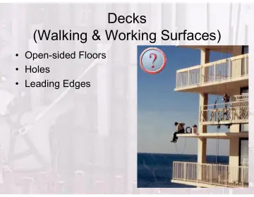 Slide 59: Decks (Walking & Working Surfaces)