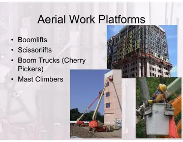 Slide 80: Aerial Work Platforms