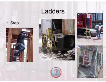 Slide 84: Ladders