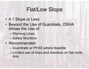Slide 87: Flat/Low Slope