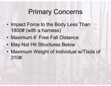 Slide 101: Primary Concerns
