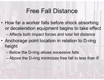 Slide 106: Free Fall Distance