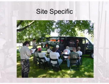 Slide 146: Site Specific